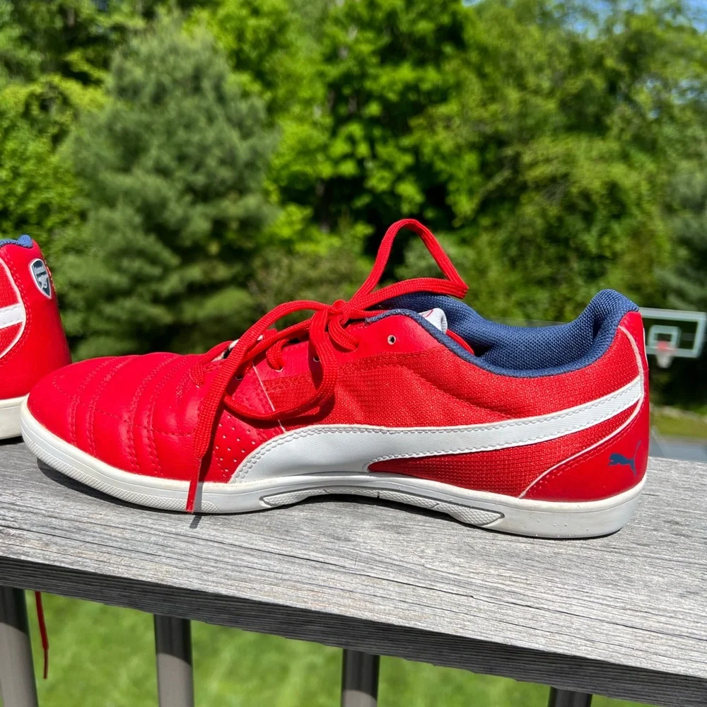 Puma Mens Red Arsenal Sneakers - Picture 7 of 7